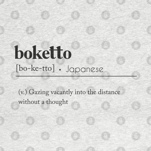 Boketto Definition by jellytalk